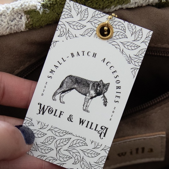 WOLF & WILLA Tiger Silk Pinup Bag - Picture 6 of 6